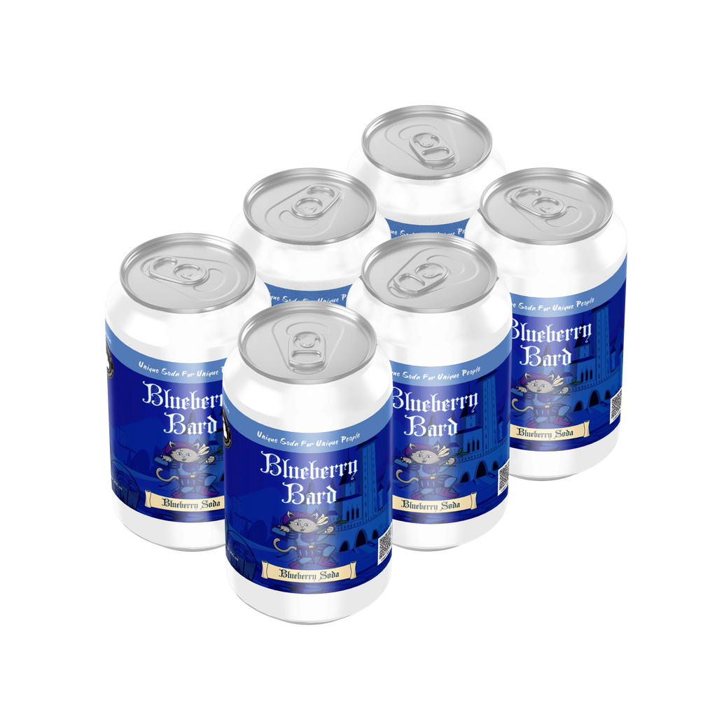 Blueberry Bard Soda (6 Pack)