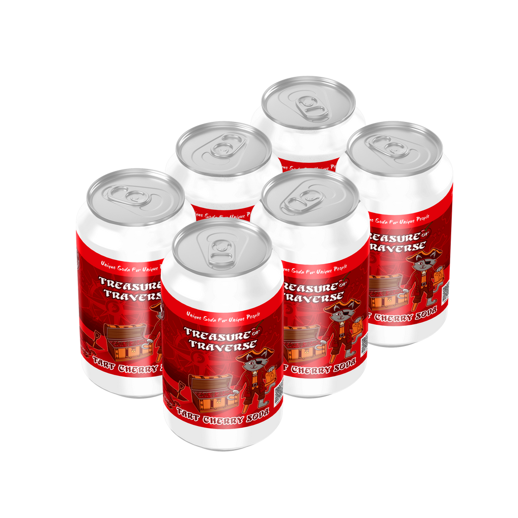 Treasure of Traverse Tart Cherry Soda (6 Pack)